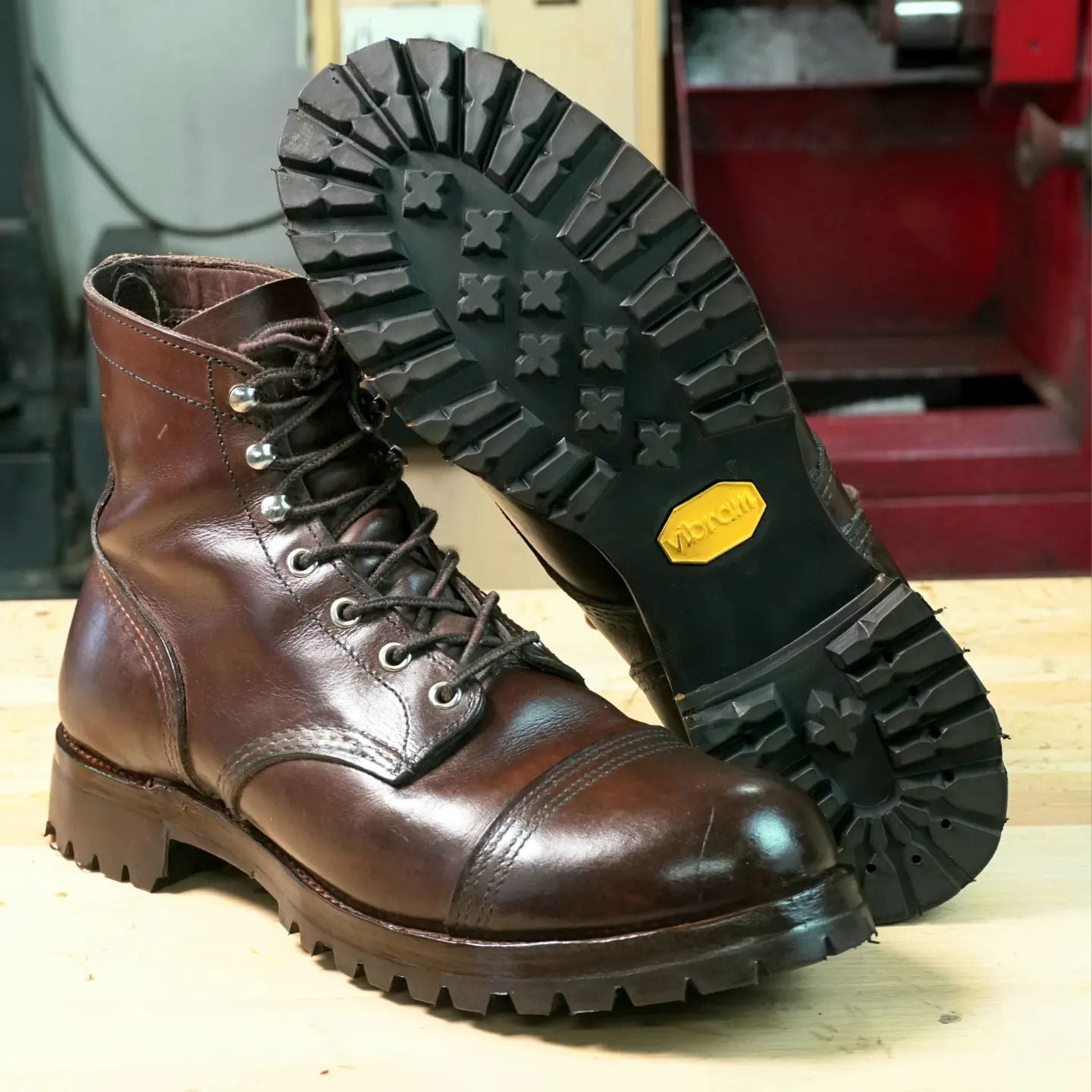 100 Montagna Vibram Sole Resoling Package Ultimate Traction Durability KWShoeRepair