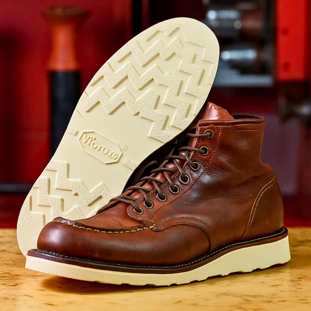 Red Wing Classic Moc Resole Service – KWShoeRepair Red Wing Classic Moc Resole Service – KWShoeRepair