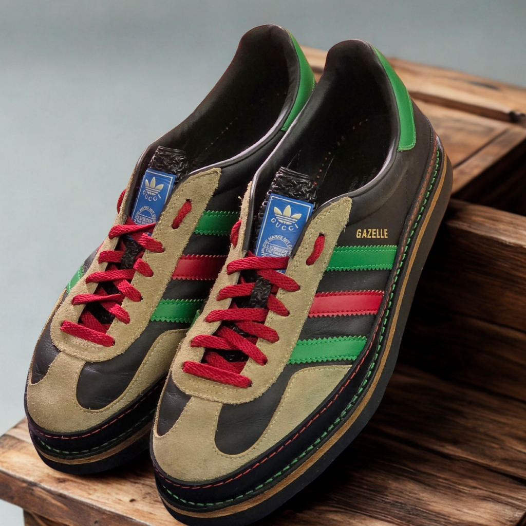 adidas gazelle silver green womens Custom Adidas Sneaker Recrafting