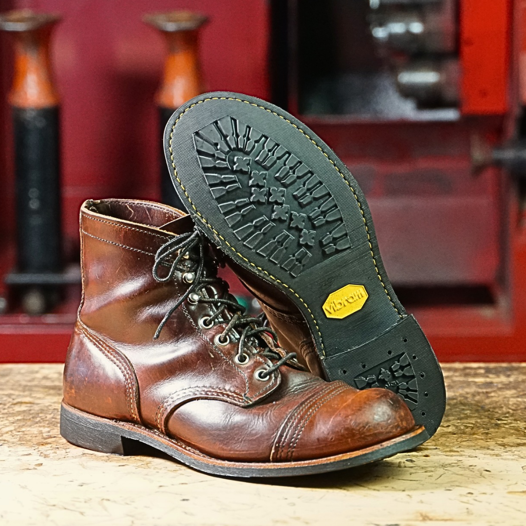 Rubber Sole Iron Ranger Cork Sole Resole Red Wing Nitrile Cork